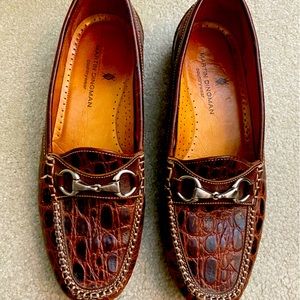Martin Dingman Alligator driving shoes size 11.5